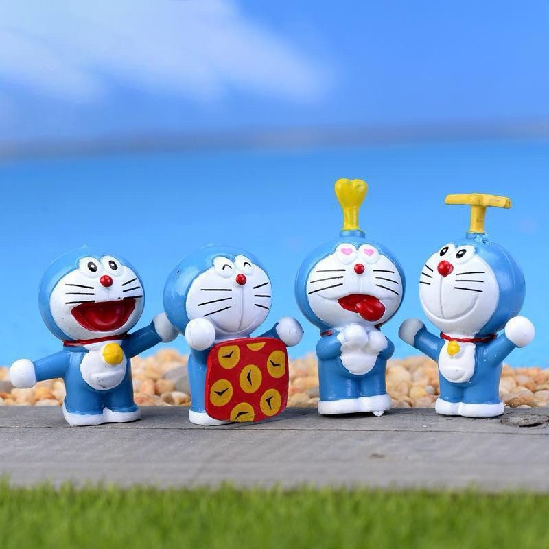 (Terrarium) Combo 2 Phụ kiện tiểu cảnh DORAEMON mini - Đủ mẫu, giao nhẫu nhiên